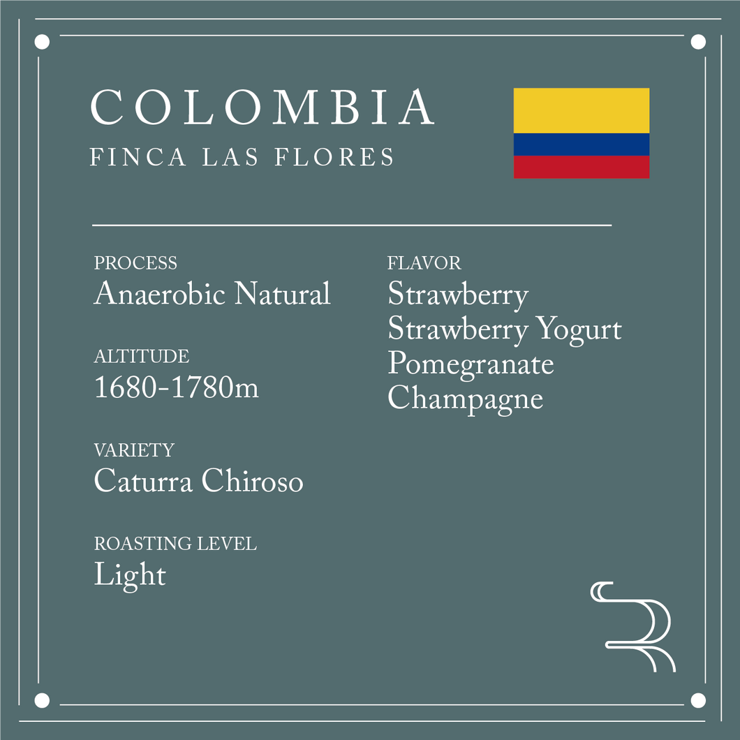 【Beans of the month】Single Origin - COLOMBIA Finca Las Flores Anaerobic Natural