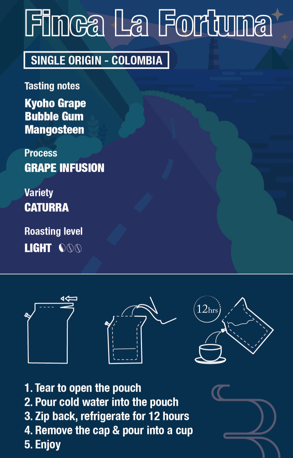 【NEW】Cold Brew Bag - COLOMBIA Finca La Fortuna
