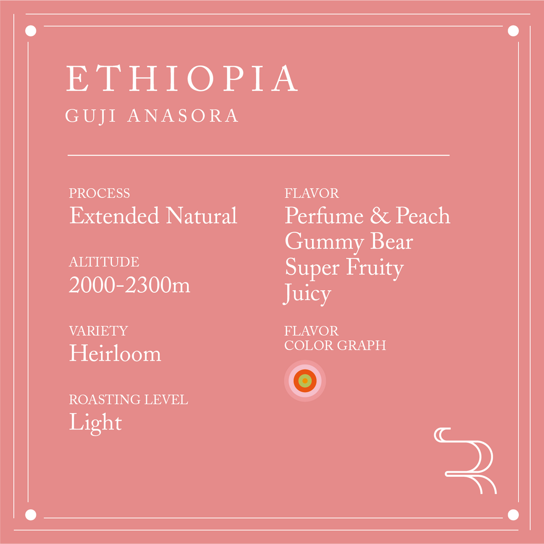 【Beans of the month】Single Origin - ETHIOPIA Guji Anasora SP