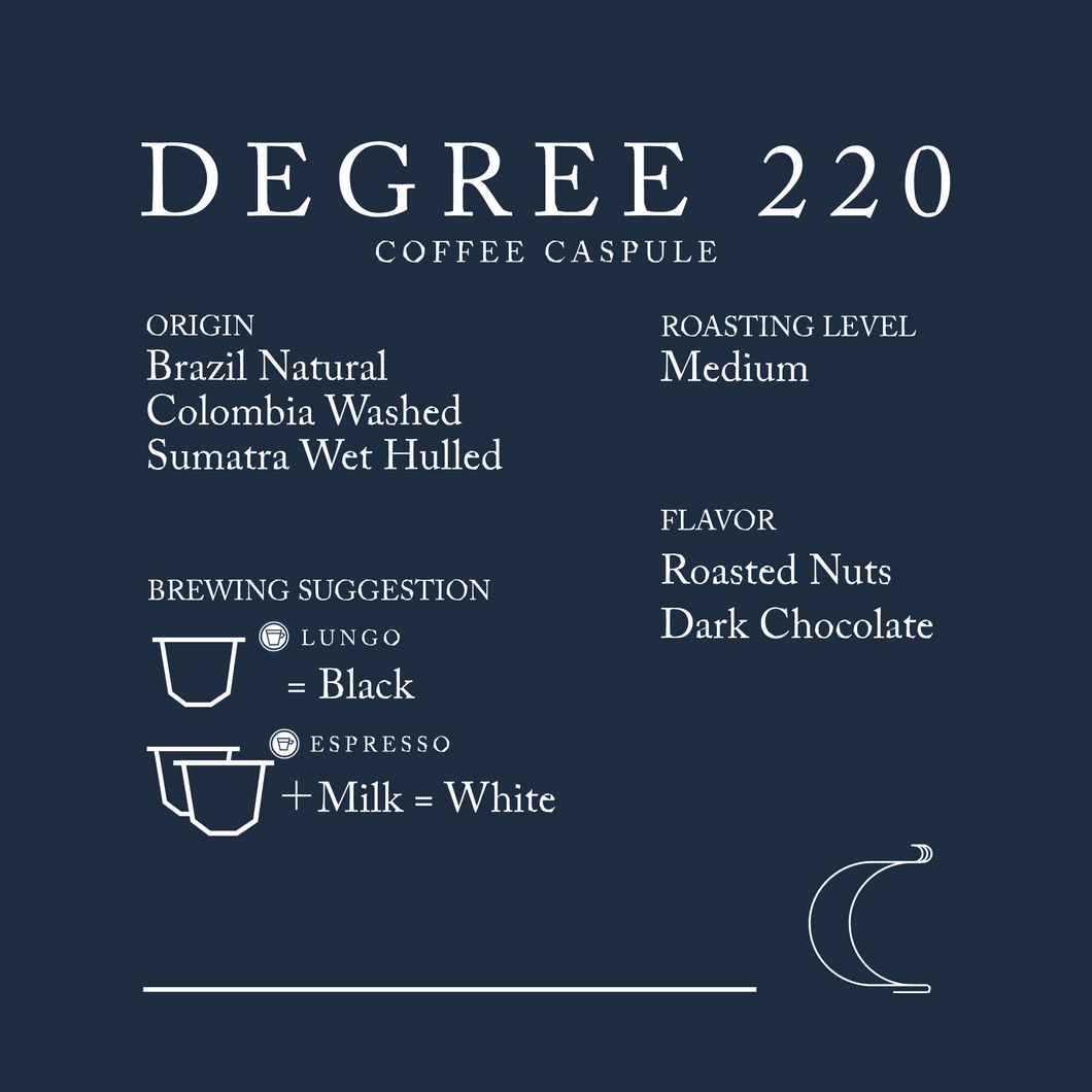 Coffee Capsules - Degree 220