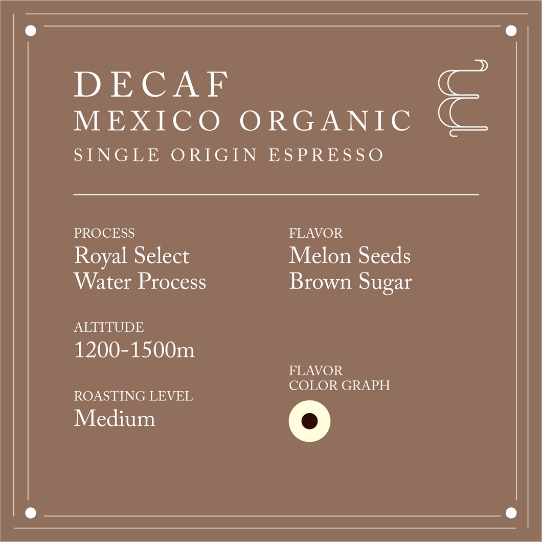 Single Origin Espresso - Decaf Organic Mexico