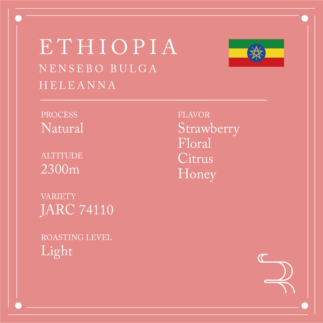 Single Origin - ETHIOPIA Nensebo Bulga Heleanna