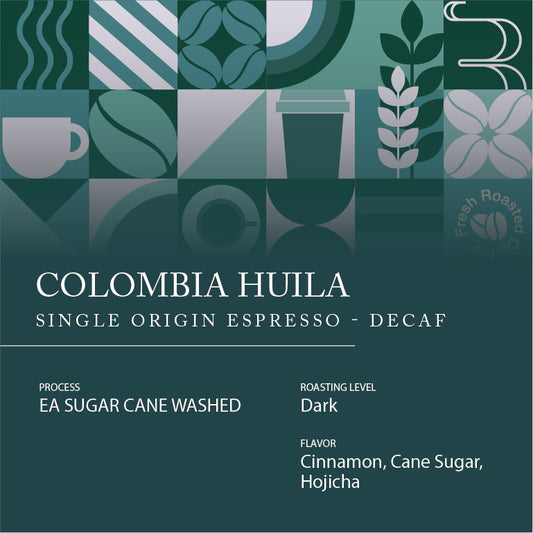 Single Origin Espresso - COLOMBIA Huila DECAF