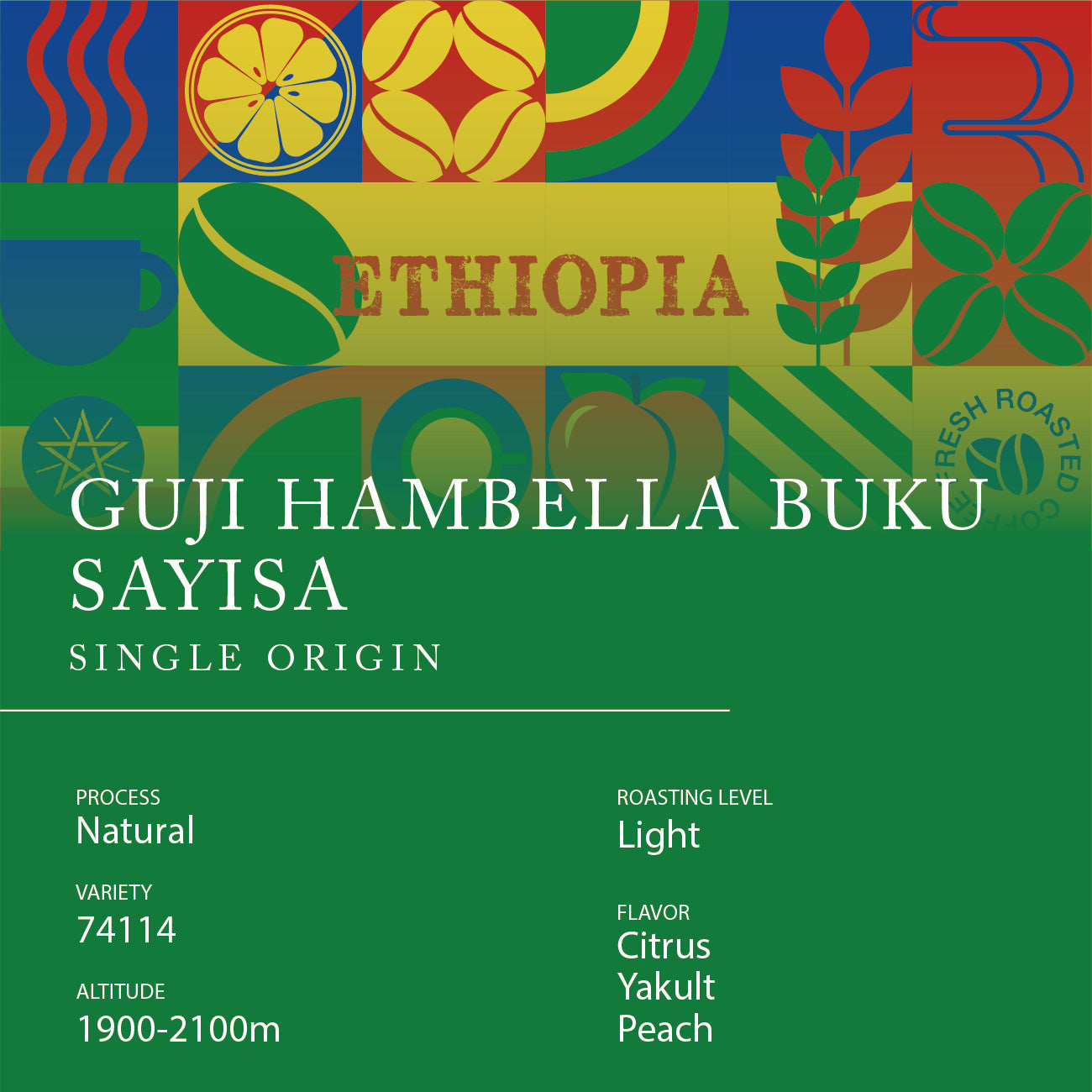 Single Origin - ETHIOPIA Guji Hambella Buku Sayisa
