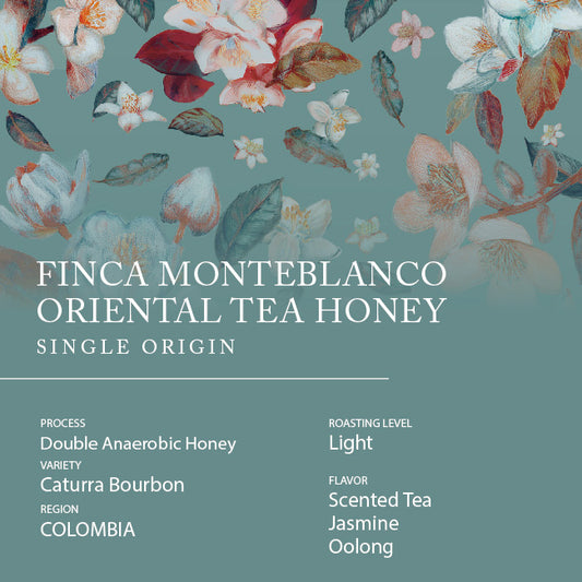 Single Origin -  COLOMBIA Monteblanco Oriental Tea Honey