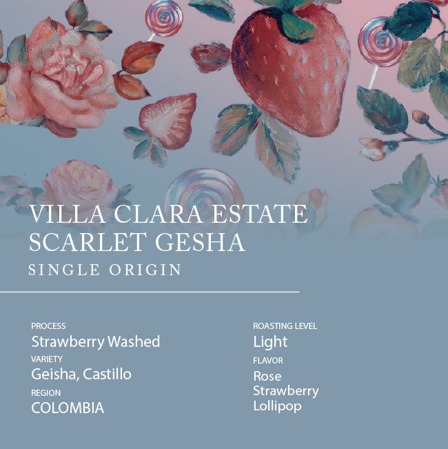 Single Origin -  COLOMBIA Villa Clara Estate Scarlet Gesha